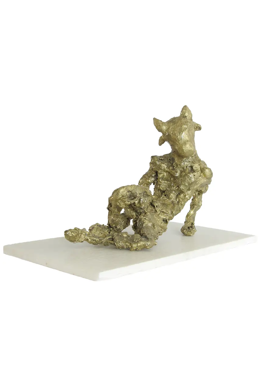 Handmade sculpture of the Minotaur from Minoan Crete, Greek mythology, unique design, custom-made